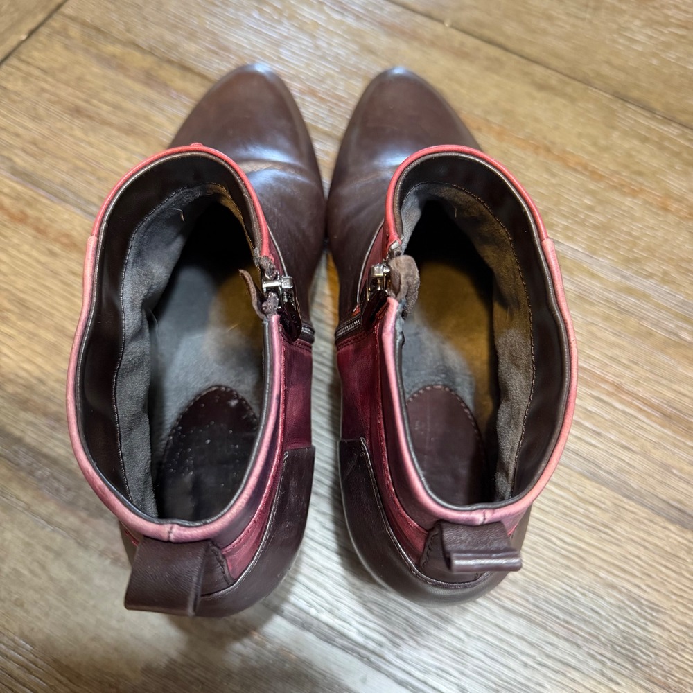 Regarde Le Ciel Stefany Ankle Boots Maroon Brown leather EU‎ 39 US 8.5 - Picture 8 of 11
